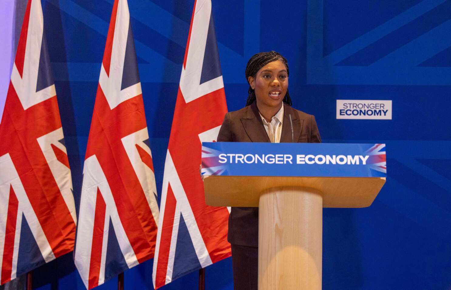 Kemi Badenoch speech on the Economy, London Bridge, London, UK - 09 Dec 2025